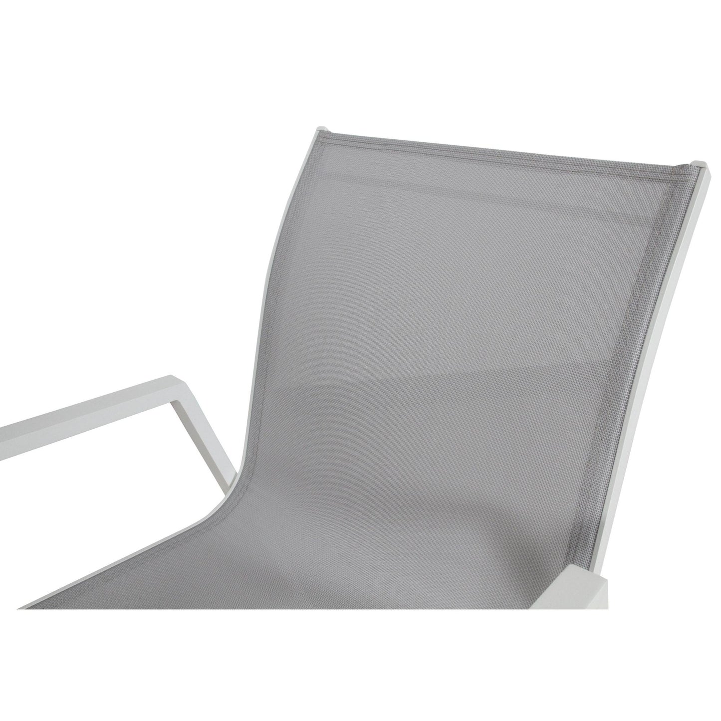 Iberia 8pc Set Aluminium Outdoor Dining Table Chair White