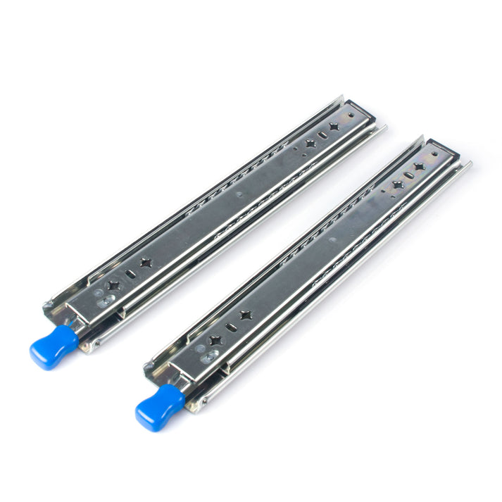 14in Pair 150KG Capacity Heavy Duty Drawer Slides Rails Runners Lockin