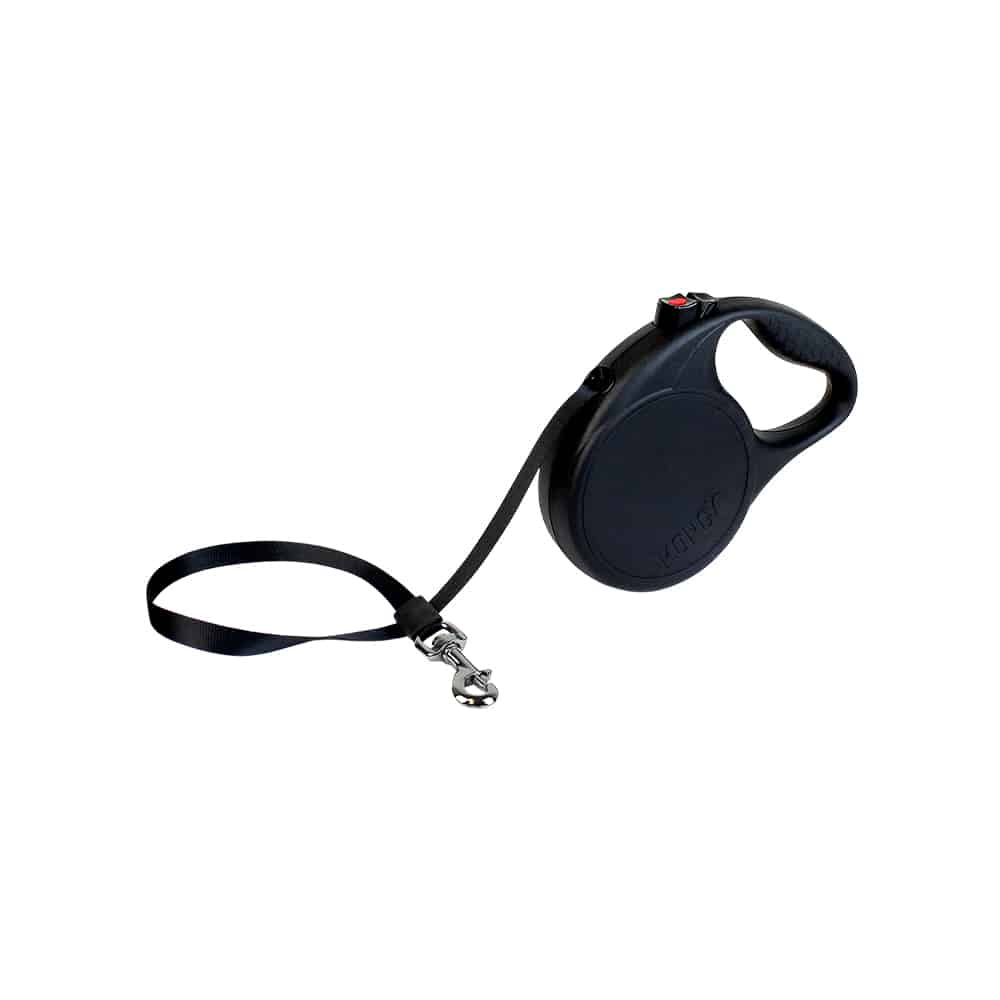 KONG Trail Black Retractable Leashes Medium