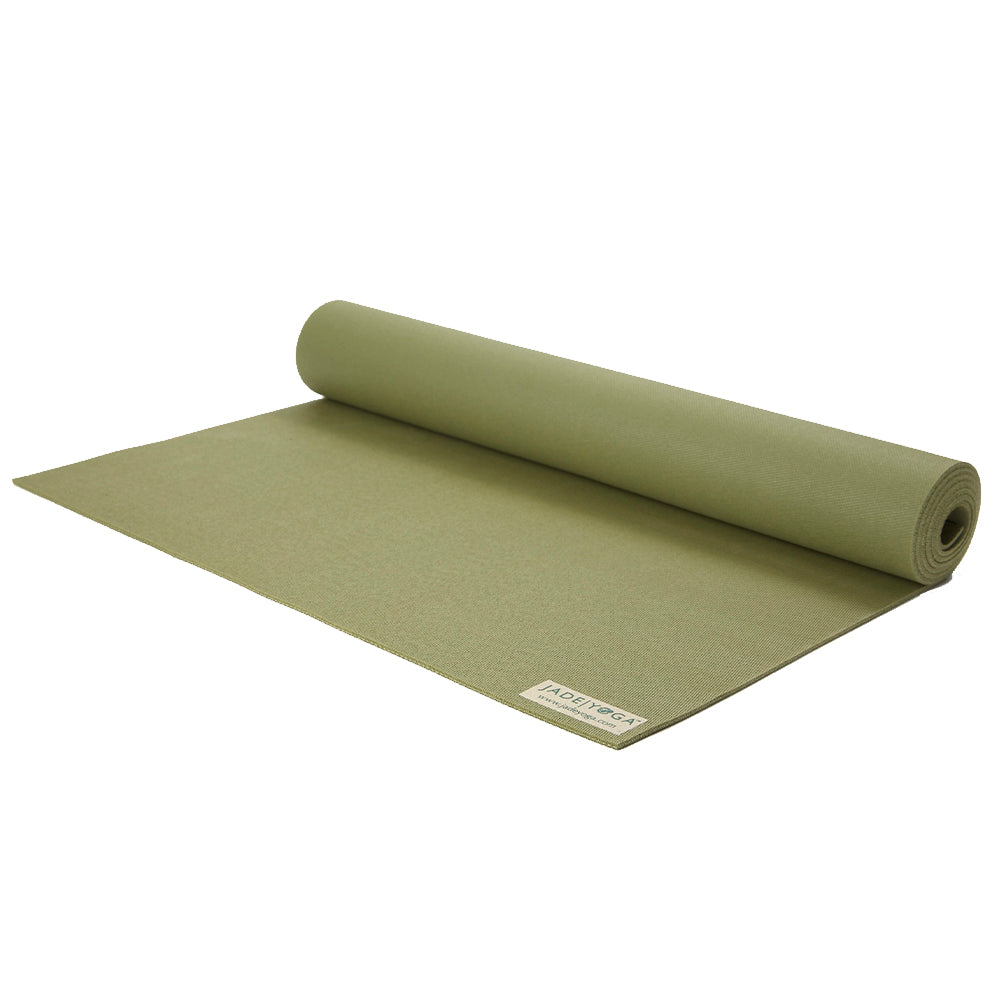 Jade Yoga Harmony Mat - Olive & Etekcity Scale for Body Weight and Fat Percentage - Black Bundle