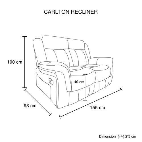 3-2-1 Seater Finest Grey Fabric Recliner Sofa Sturdy Construction Metal Mechanism