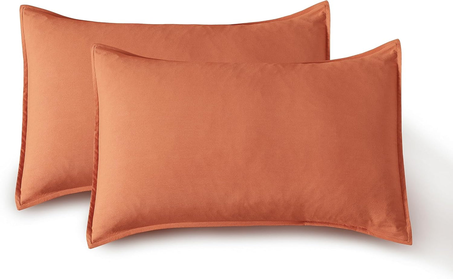 Vintage Washed Microfibre Sheet Set with 1 Pillowcase - Terracotta - Single