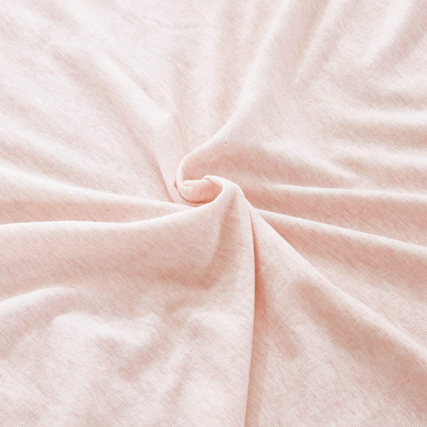 100% Jersey Cotton Quilt Cover Set - Pink - King