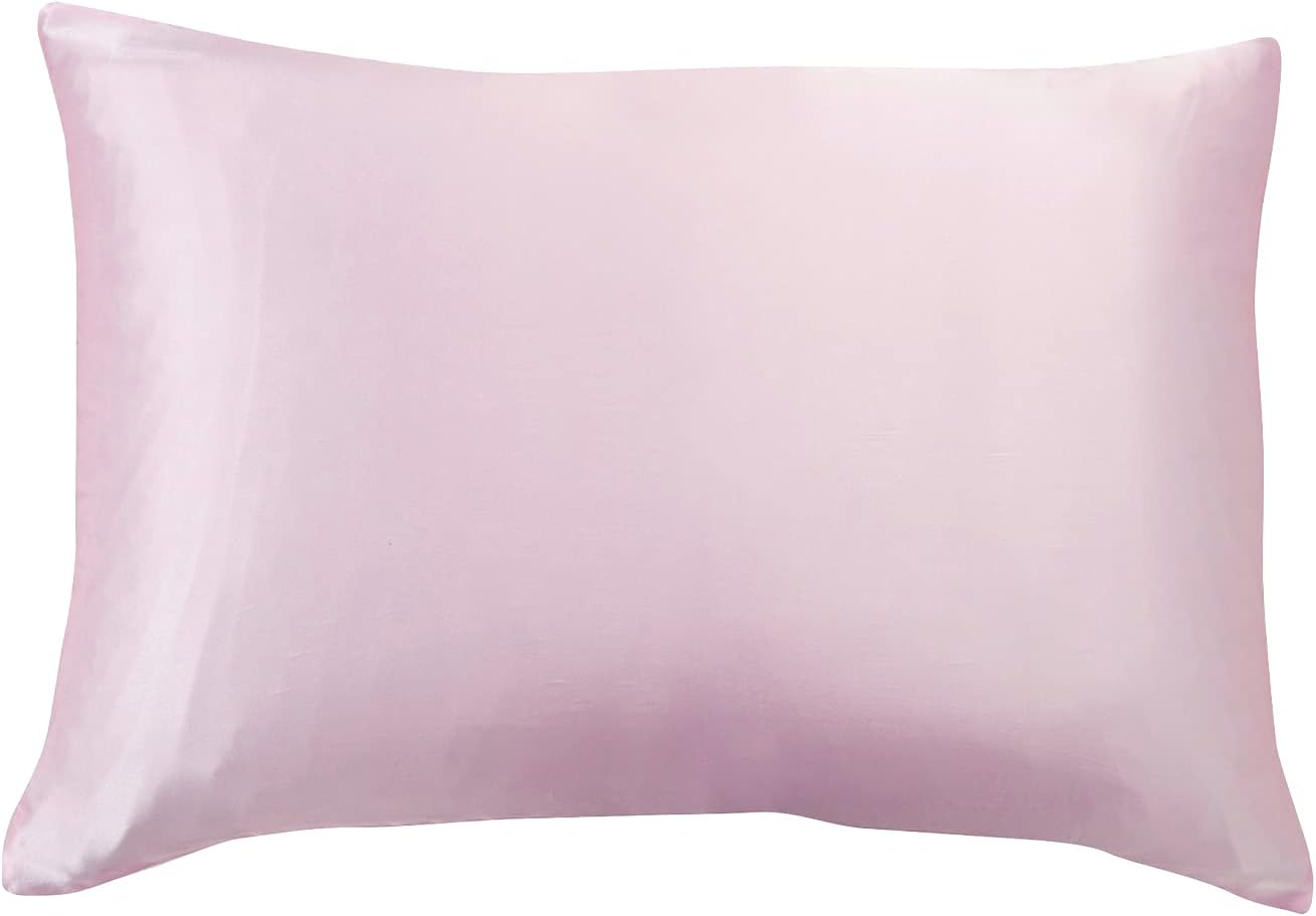 Luxury Pillowcase - 100% Pure Mulberry Silk on Both Sides - Pink