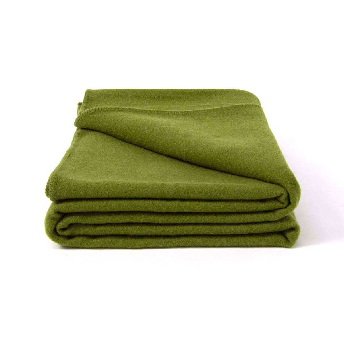 Laconia 400GSM Premium Australian Pure Wool Blanket Moss Green King