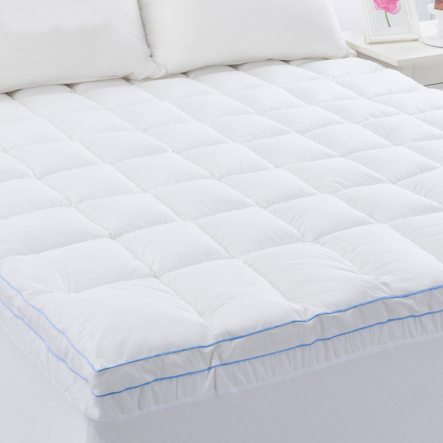 Cloudland 750GSM Memory Resistant Microball Fill Mattress Topper King Single