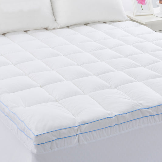 Cloudland 750GSM Memory Resistant Microball Fill Mattress Topper Queen