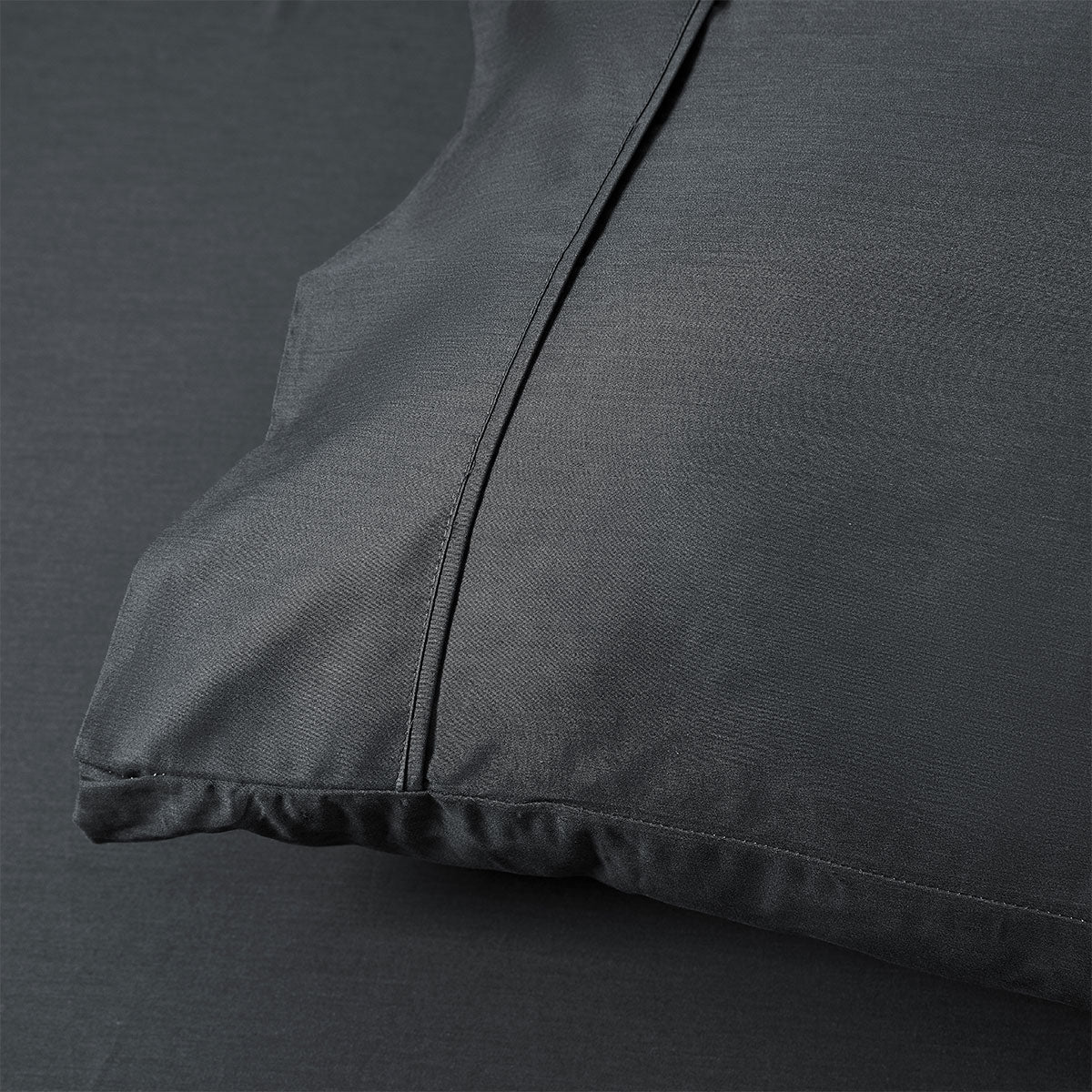 Accessorize 400TC Charcoal Bamboo Cotton Sheet Set 40cm Wall Double