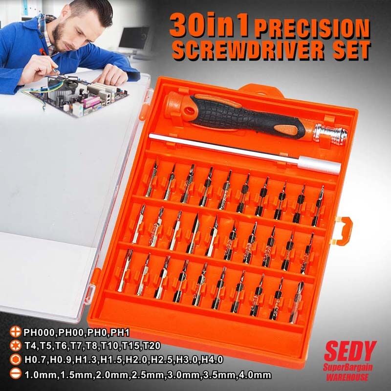 30 x sets of Random Screwdriver sets For bulk Sale