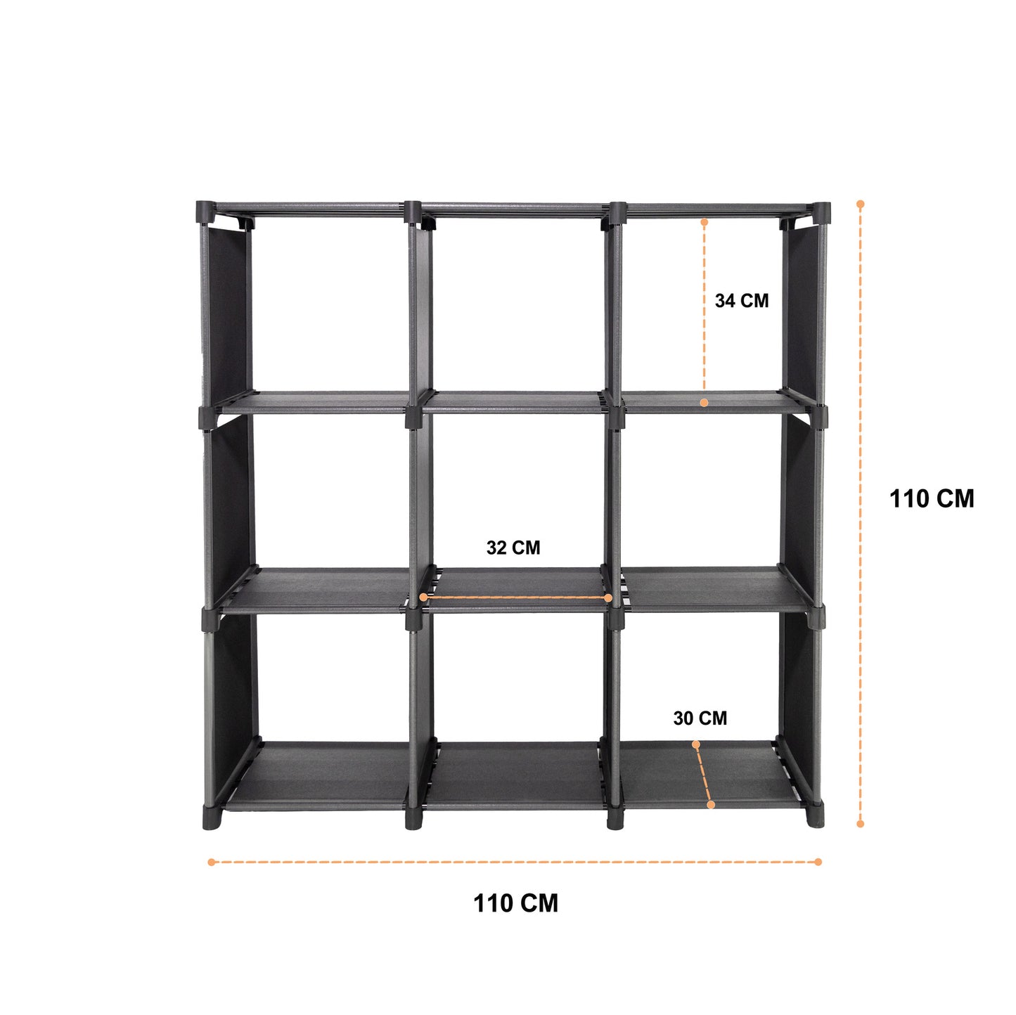 Storage Organizer, 9 Cubes, Wardrobe Closet Storage Shelves