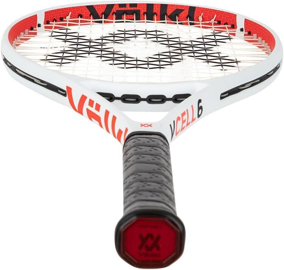 VOLKL V-CELL 6 Tennis Racquet - Fully Strung Racket & Free Dampener - 4 1/4