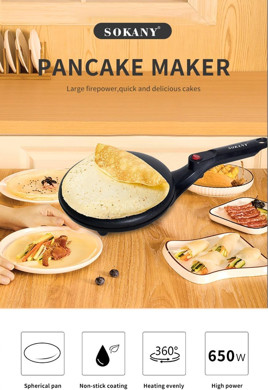 HomeMyGarden Crepe Maker Frying Griddle Non Stick Pancake maker Baking Pan