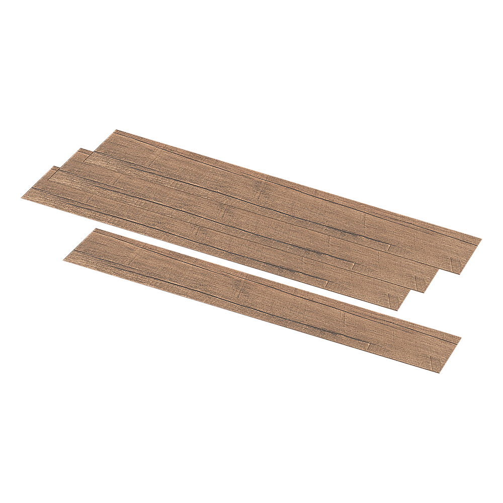 Vinyl Floor Tiles Self Adhesive Flooring Smoked Eucalyptus Wood Grain 16 Pack 2.3SQM