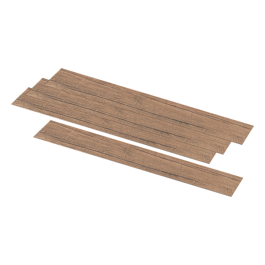 Vinyl Floor Tiles Self Adhesive Flooring Smoked Eucalyptus Wood Grain 16 Pack 2.3SQM