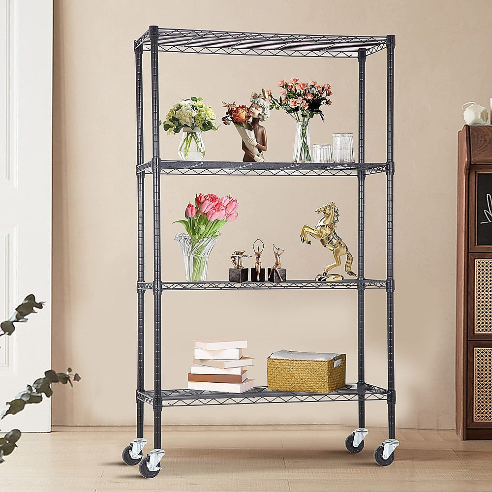 Modular Wire Storage Shelf 900 x 350 x 1800mm Steel Shelving