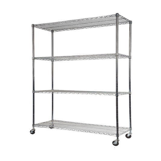 Modular Wire Storage Shelf 1200 x 600 x 1800mm Steel Shelving