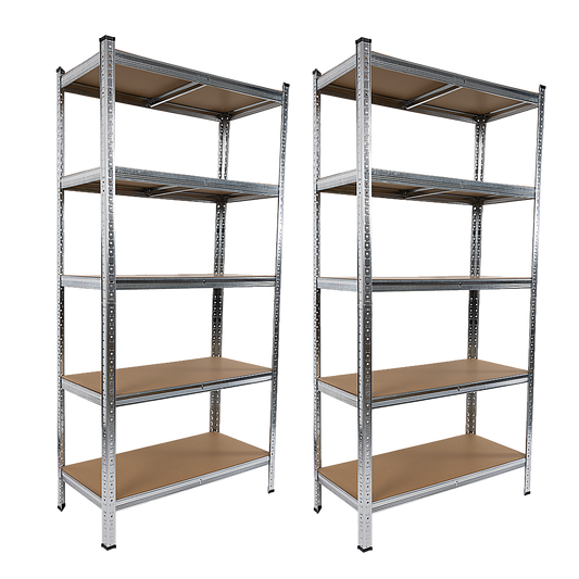 2 x 1.8M Garage Shelving Warehouse Rack Storage Shelves Pallet Racking