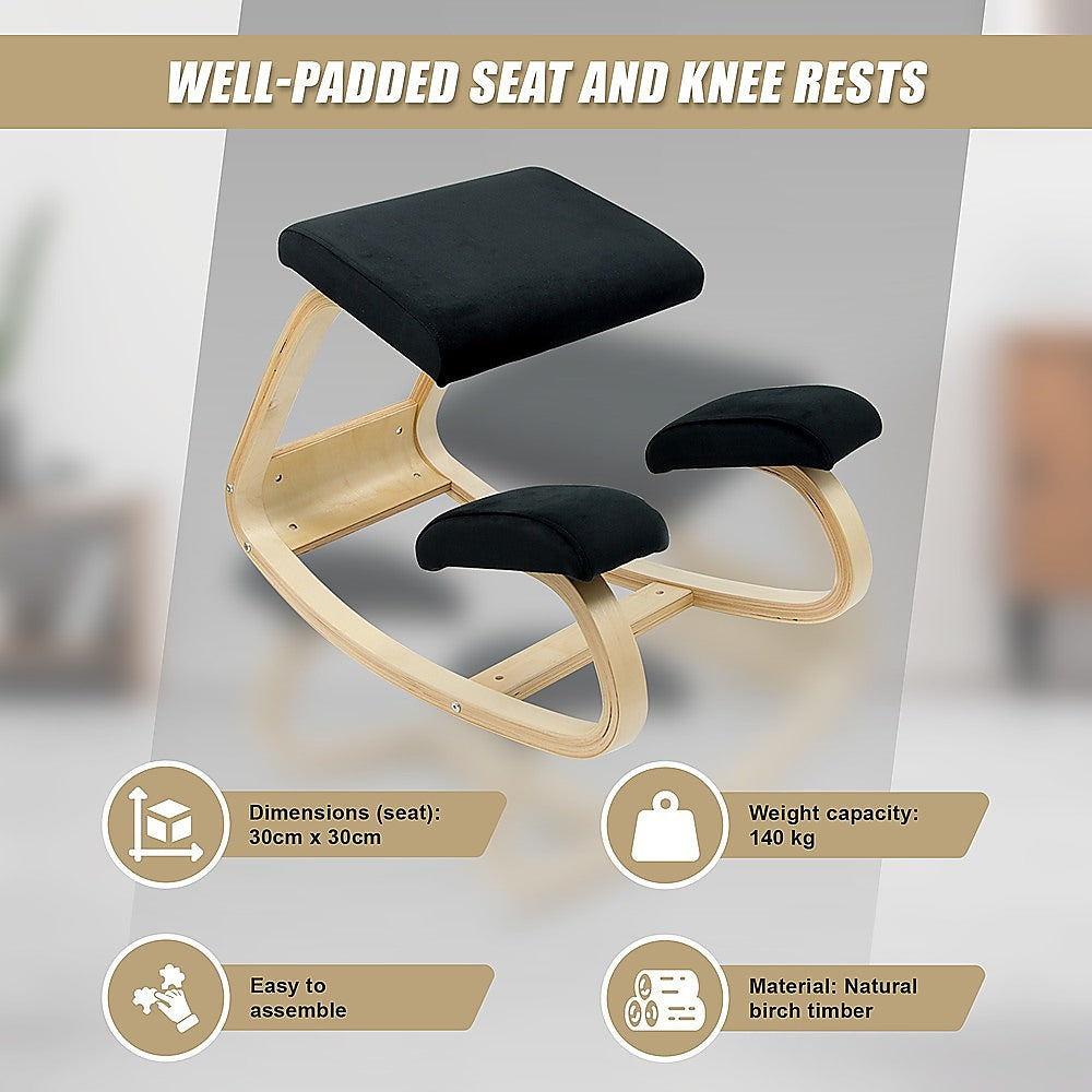 Kneeling Office Chair Ergonomic Rocking Posture Improving Stool