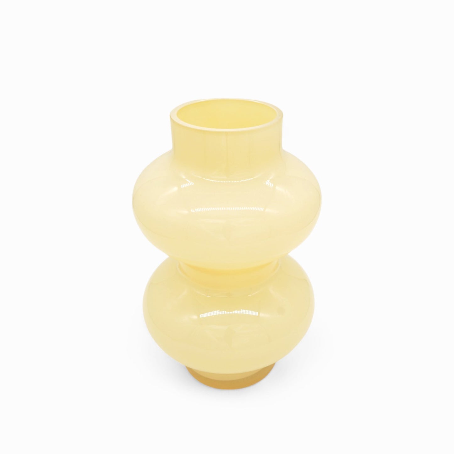 Glass Vase Zucca - Grey