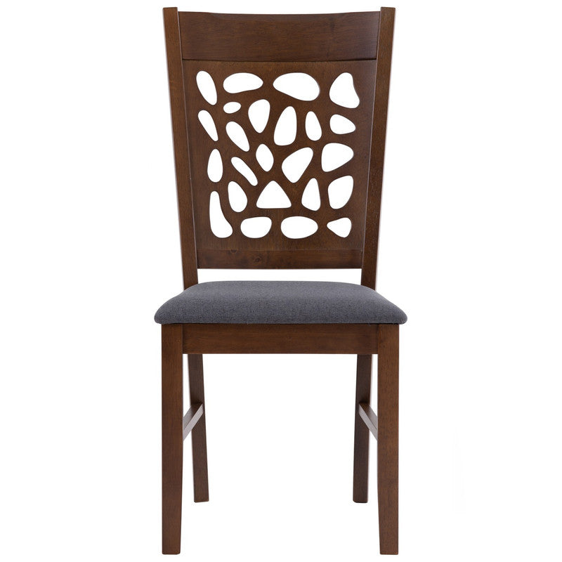 Asbel Timber Dining Chair x2  - Cocoa