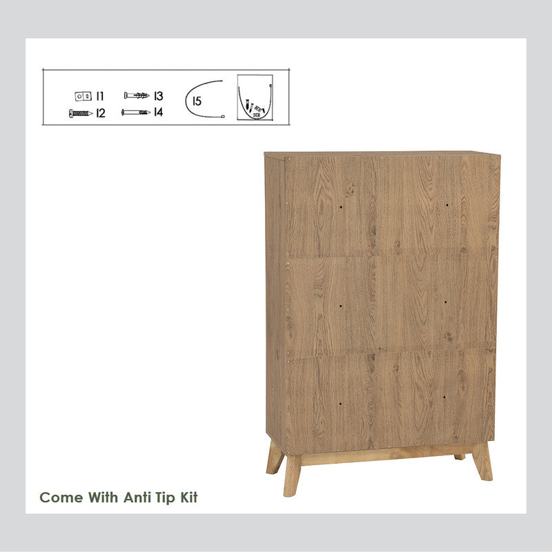 Hirado Sideboard Hallway Table & Shoe Cabinet - Natural