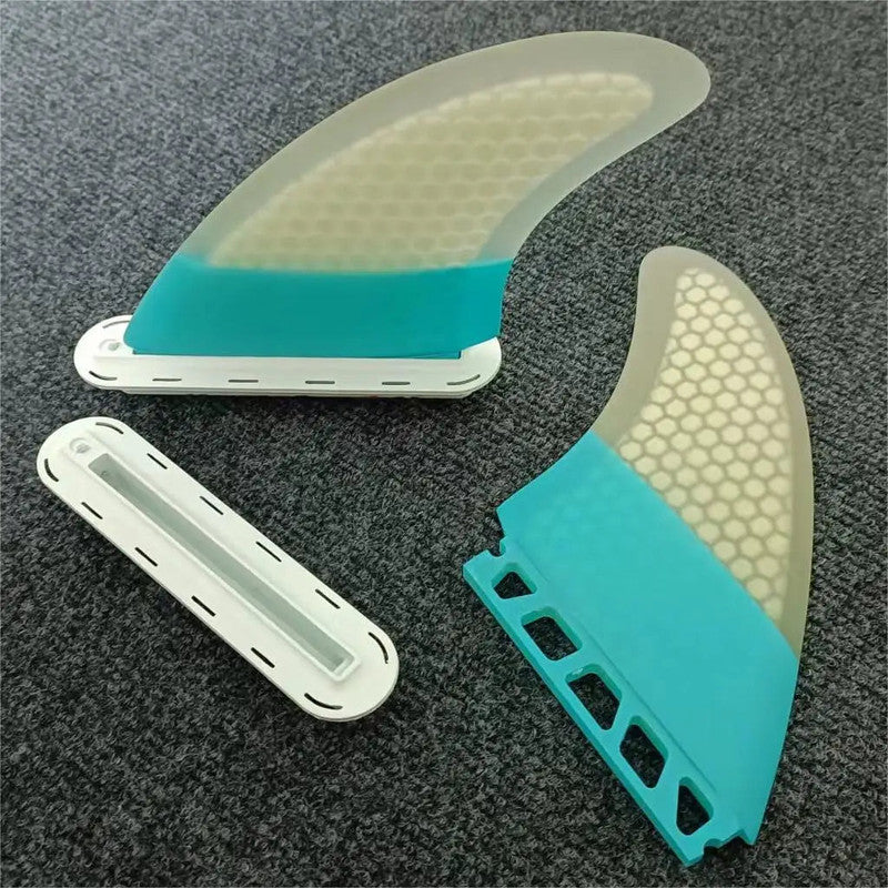 Surf Accessories Design 5.5 Inch Fiberglass Surfboard Twin Fins