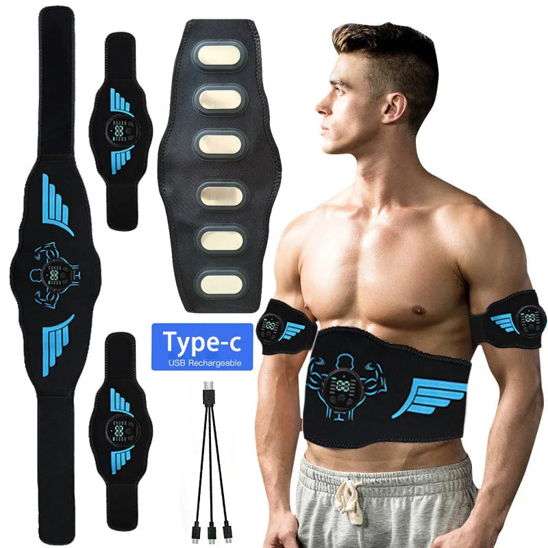 Abdominal Toning Belt Muscle Stimulator Metal Sheet Technology