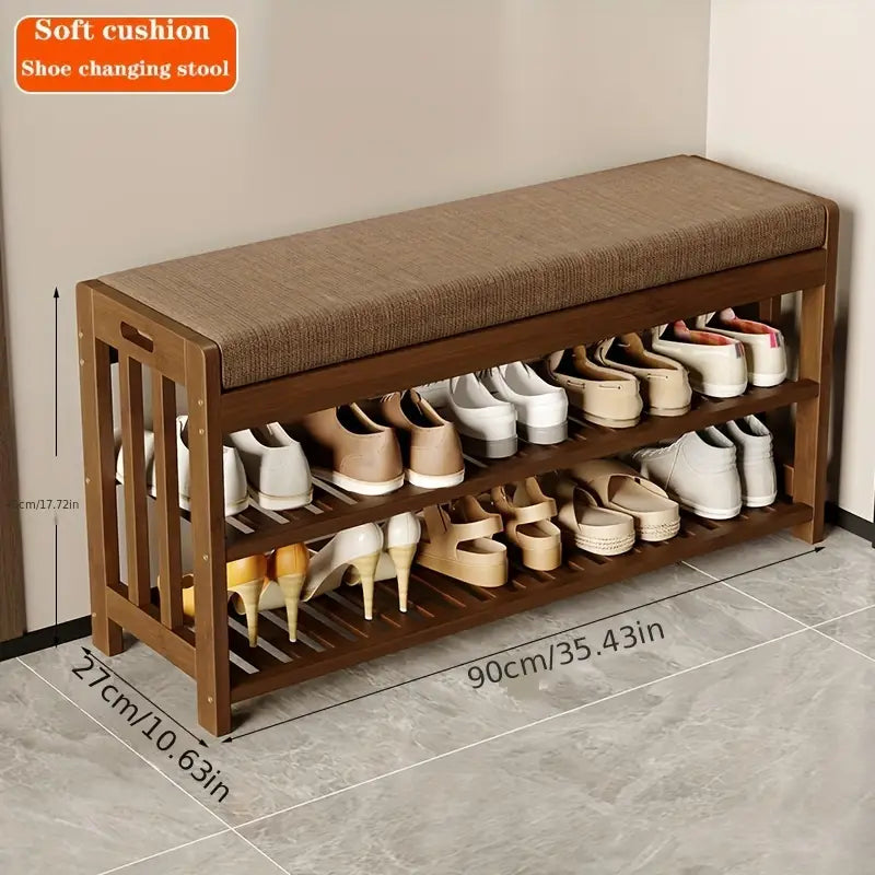 Organizer & Dustproof Storage Shoe Rack - 2-Tier