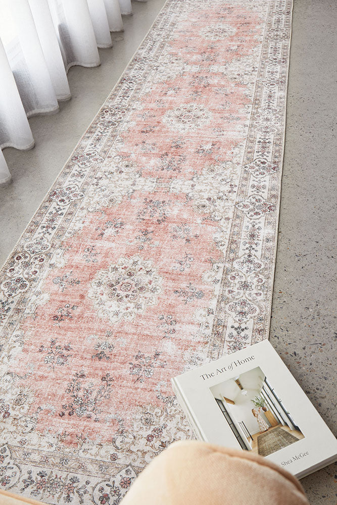 Kindred Coco Peach Runner Rug 300x75CM