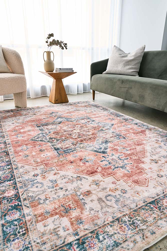 Revive Lila Rust Rug 320x230CM