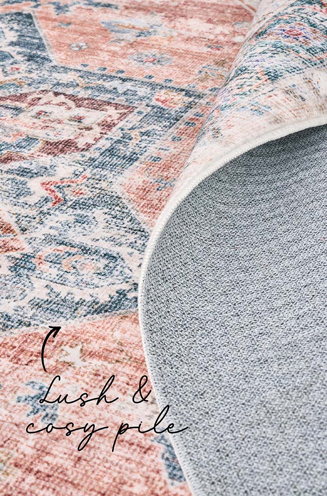 Revive Lila Rust Rug 320x230CM