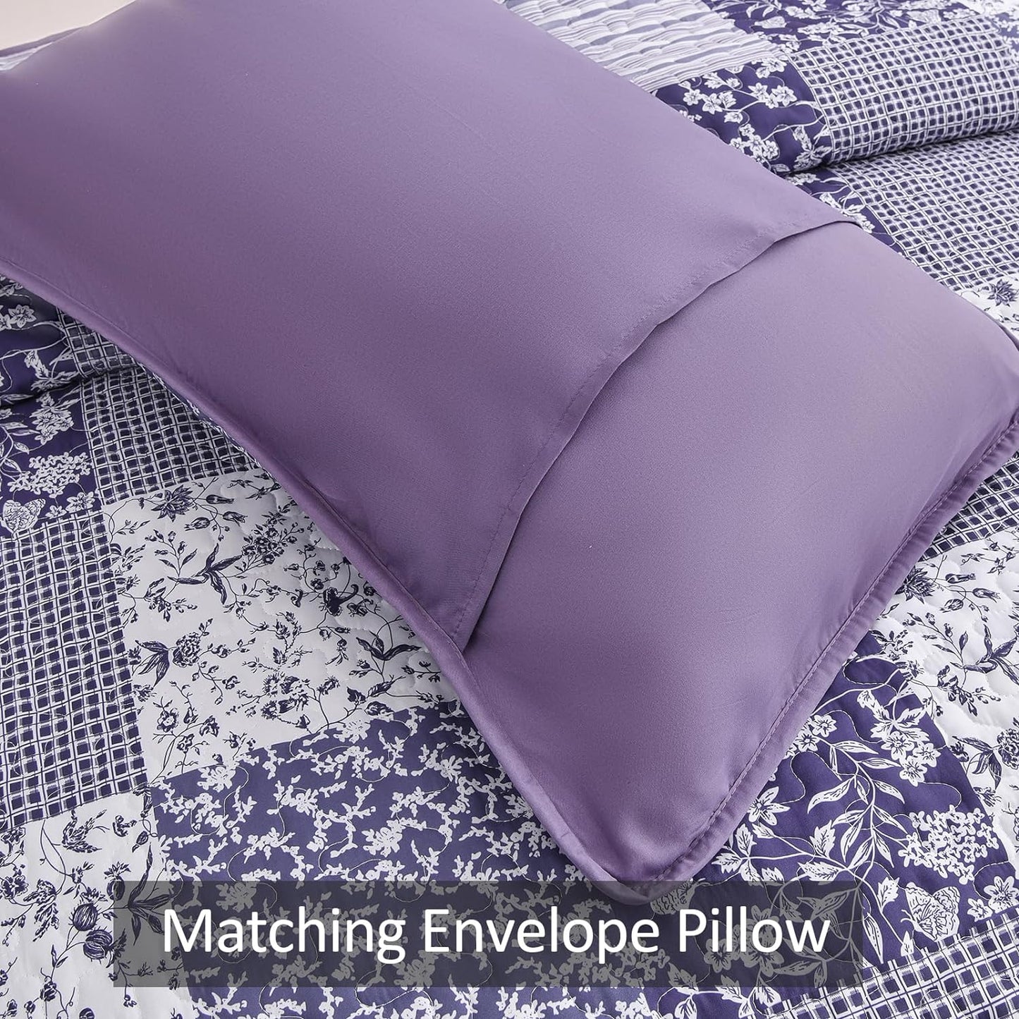 Harmonious Quilted bedspread and pillowcovers set: Perfect Balance of Style - Queen size