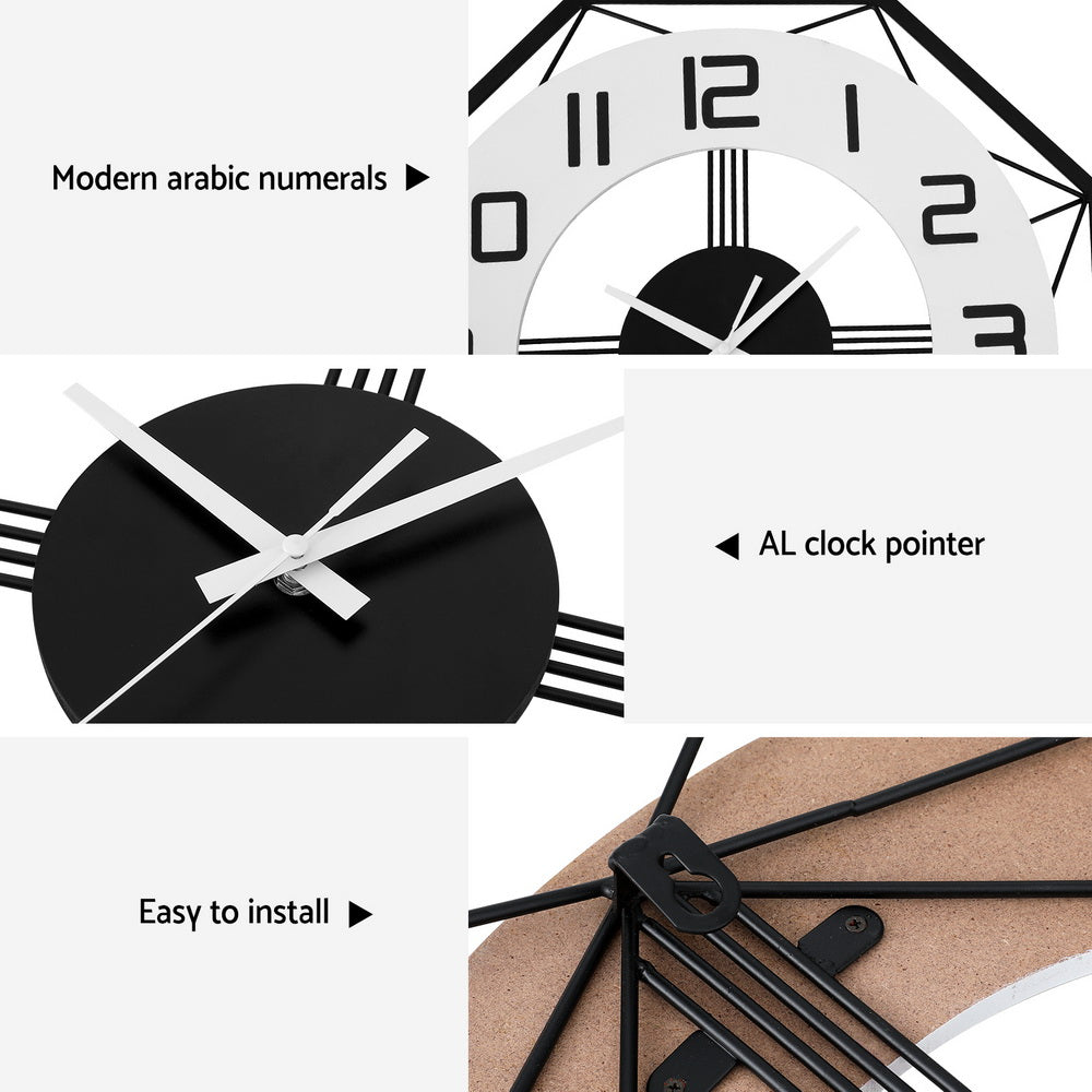 60CM Wall Clock Octagon