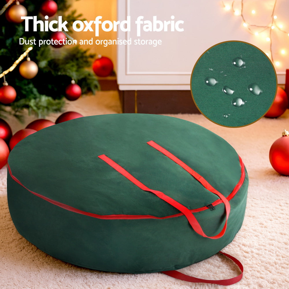 Christmas Garland Wreath Storage Bag for Baubles and Ornaments