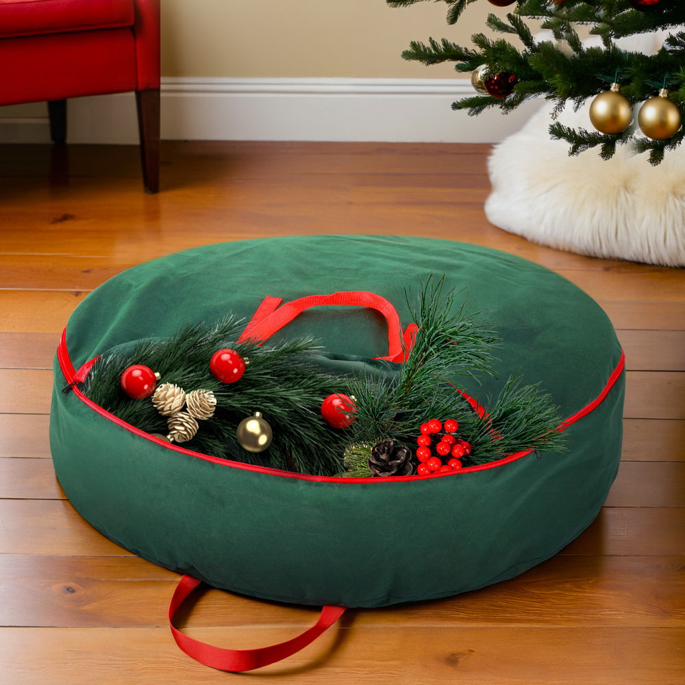 Christmas Garland Wreath Storage Bag for Baubles and Ornaments