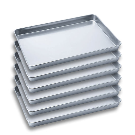 Premium 6X Aluminium Oven Baking Pan Cooking Tray for Bakers Gastronorm 60*40*5cm - image1