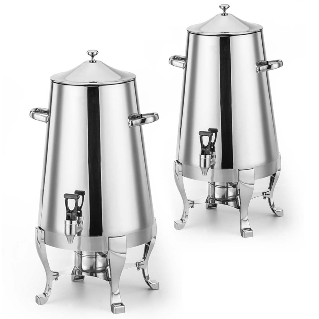 Premium 2x Stainless Steel 13L Juicer Water Milk Coffee Pump Beverage Drinking Utensils - image1