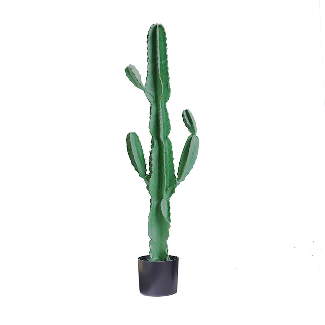 Premium 120cm Green Artificial Indoor Cactus Tree Fake Plant Simulation Decorative 6 Heads - image1