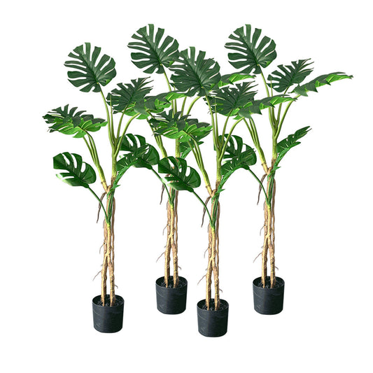 Premium 4X 160cm Green Artificial Indoor Turtle Back Tree Fake Fern Plant Decorative - image1