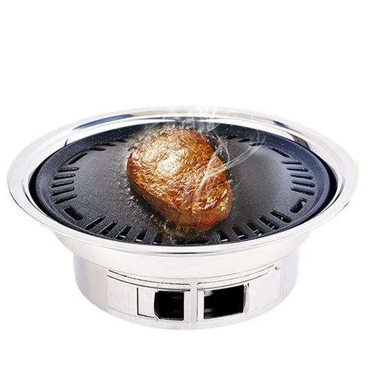 Premium BBQ Grill Stainless Steel Portable Smokeless Charcoal Grill Home Outdoor Camping - image1