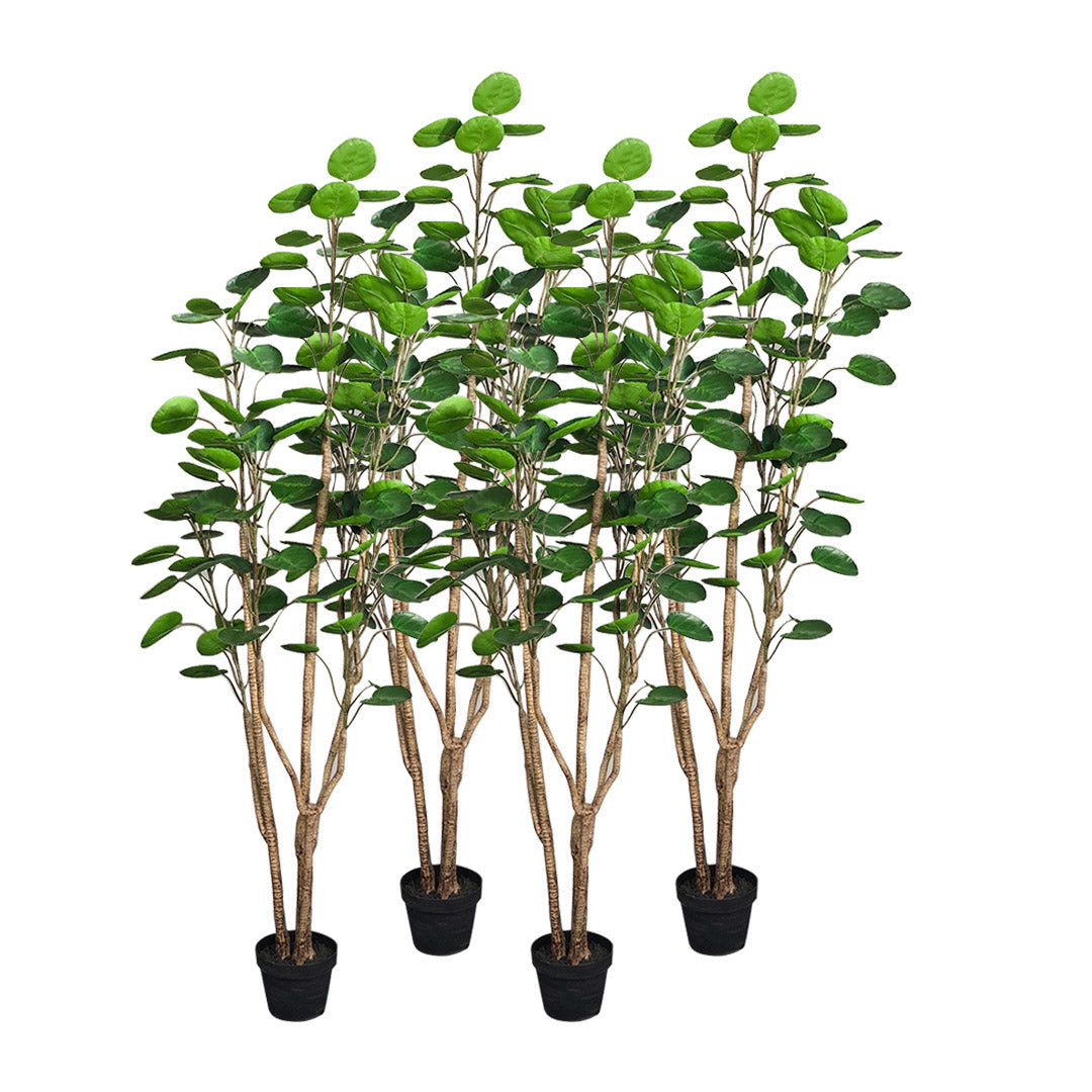 Premium 4X 180cm Green Artificial Indoor Pocket Money Tree Fake Plant Simulation Decorative - image1