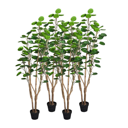 Premium 4X 180cm Green Artificial Indoor Pocket Money Tree Fake Plant Simulation Decorative - image1