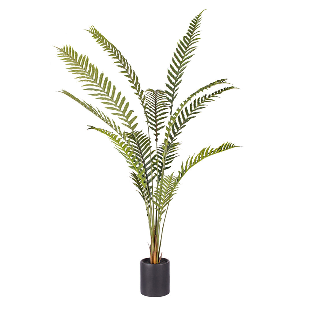 Premium 240cm Artificial Green Rogue Hares Foot Fern Tree Fake Tropical Indoor Plant Home Office Decor - image1