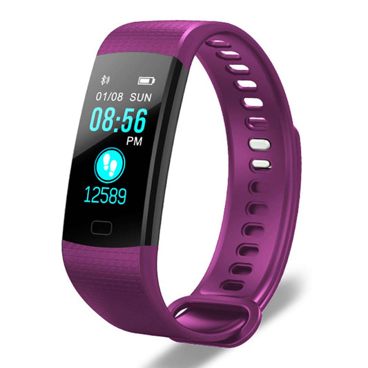 Premium Sport Smart Watch Health Fitness Wrist Band Bracelet Activity Tracker Purple - image1