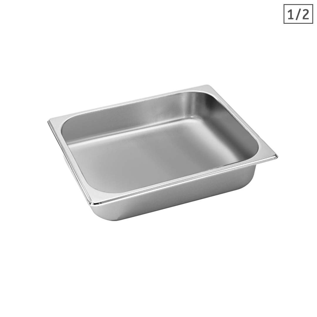 Premium Gastronorm GN Pan Full Size 1/2 GN Pan 6.5cm Deep Stainless Steel Tray - image1