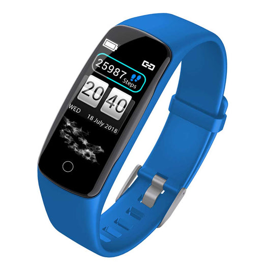 Premium Sport Monitor Wrist Touch Fitness Tracker Smart Watch Blue - image1