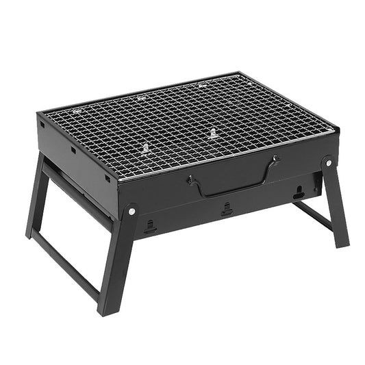 Premium 43cm Portable Folding Thick Box-Type Charcoal Grill for Outdoor BBQ Camping - image1