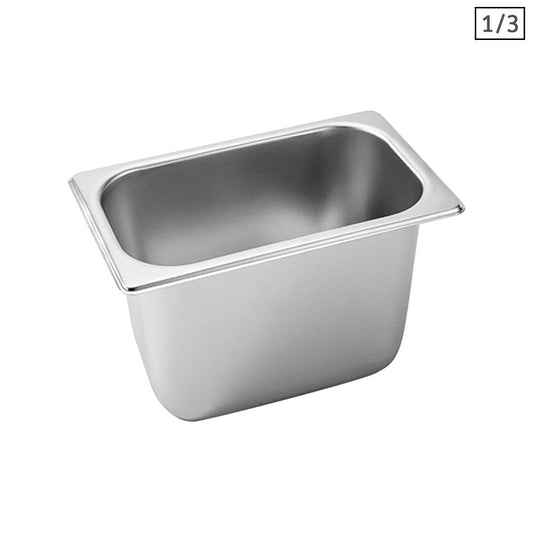 Premium Gastronorm GN Pan Full Size 1/3 GN Pan 20cm Deep Stainless Steel Tray - image1