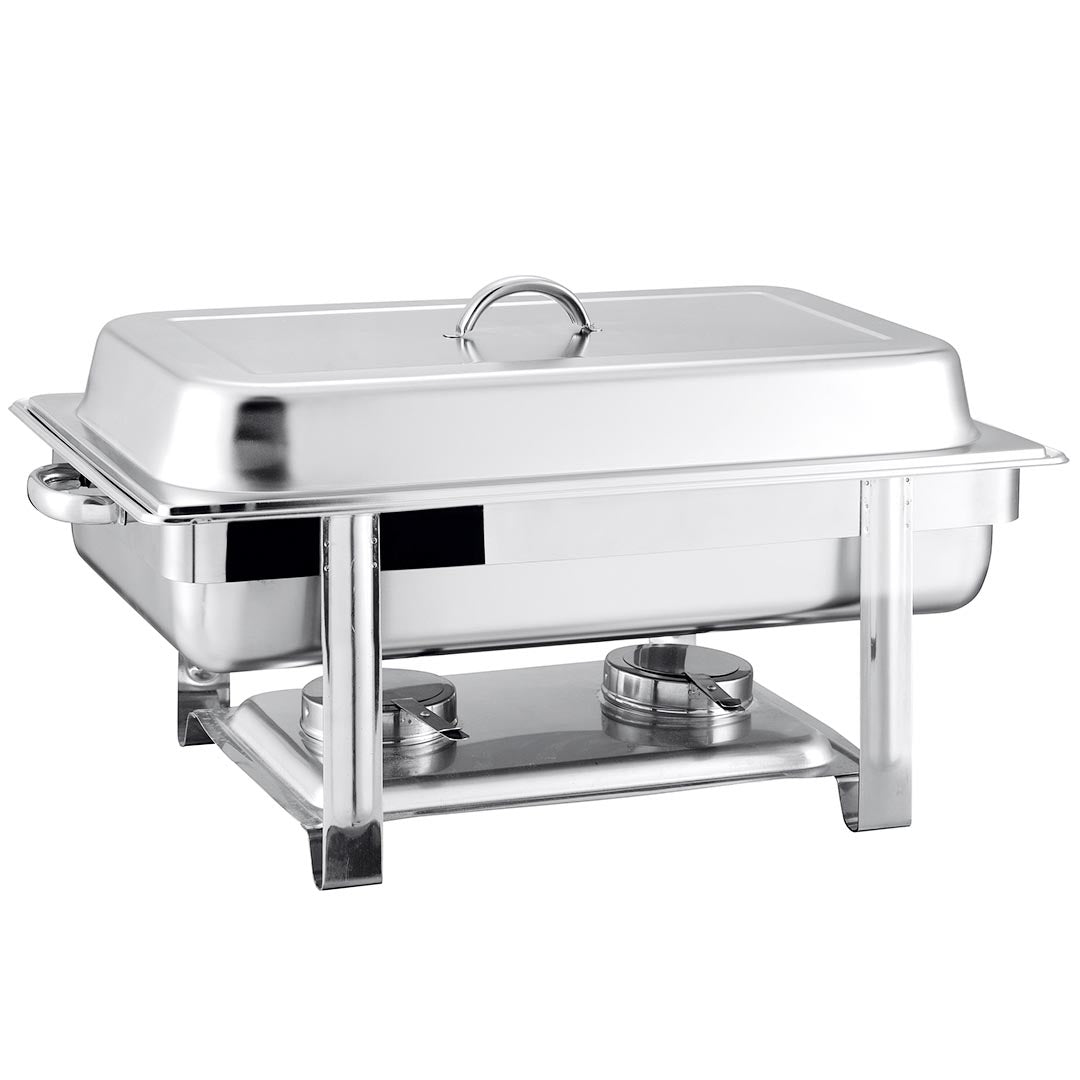 Premium Stainless Steel Chafing Single Tray Catering Dish Food Warmer - image2