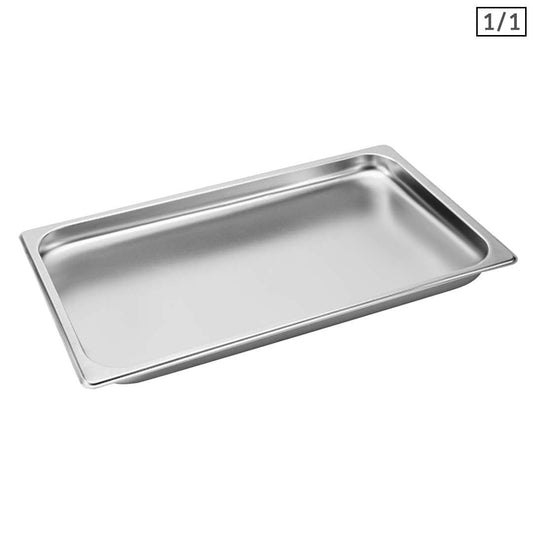 Premium Gastronorm GN Pan Full Size 1/1 GN Pan 2cm Deep Stainless Steel Tray - image1